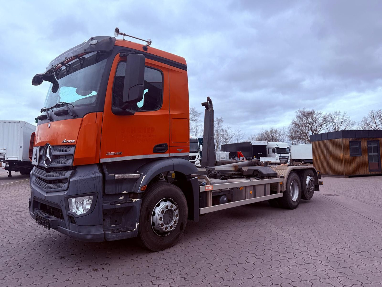 Mercedes-Benz Antos 2545 Abrollkipper Meiler2070 Kupplung Neu - Hook lift truck: picture 2 Mercedes-Benz Antos 2545 Abrollkipper Meiler2070 Kupplung Neu - Hook lift truck: picture 2