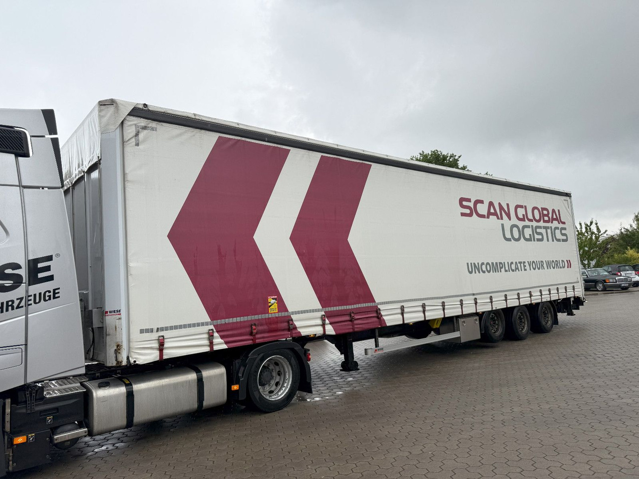 Wiese Mega Schiebeplane mit Dhollandia Rampe 9t - Low loader semi-trailer: picture 3 Wiese Mega Schiebeplane mit Dhollandia Rampe 9t - Low loader semi-trailer: picture 3