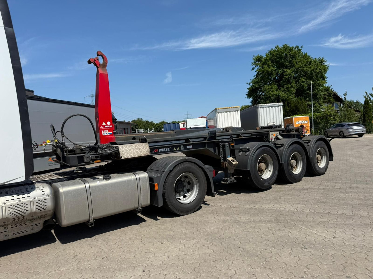 Wiese SA3-36 AK 25 S Auflieger Abrollkipper - Tipper semi-trailer: picture 3 Wiese SA3-36 AK 25 S Auflieger Abrollkipper - Tipper semi-trailer: picture 3