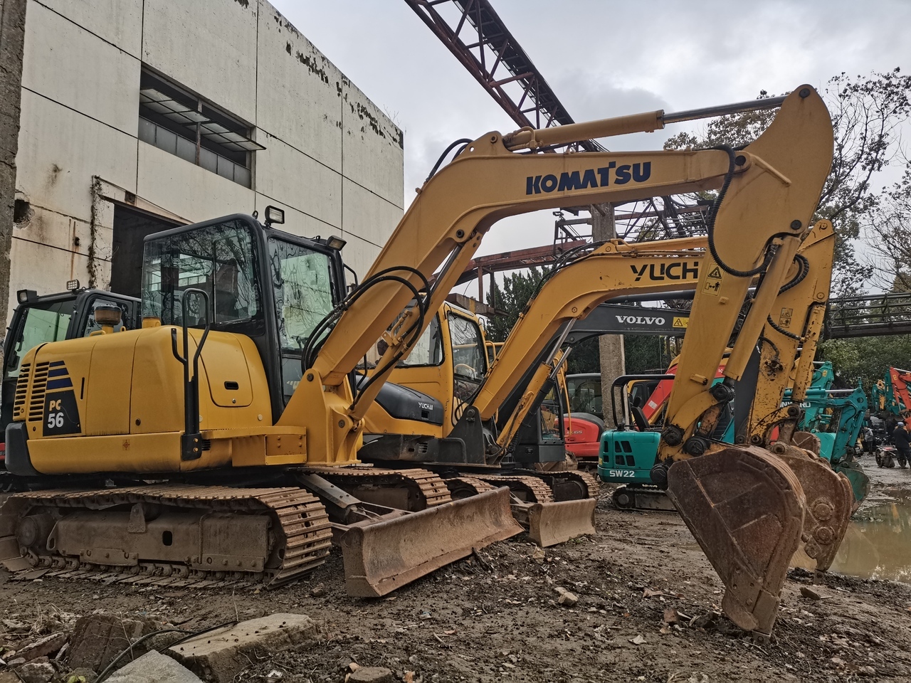 KOMATSU PC56-7 - Mini excavator: picture 1 KOMATSU PC56-7 - Mini excavator: picture 1