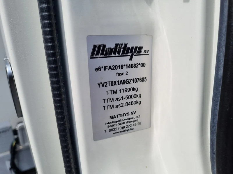 Refrigerator truck Volvo FL 250 Carrier 750MT ATP Zwischenwand LBW Euro 6: picture 11