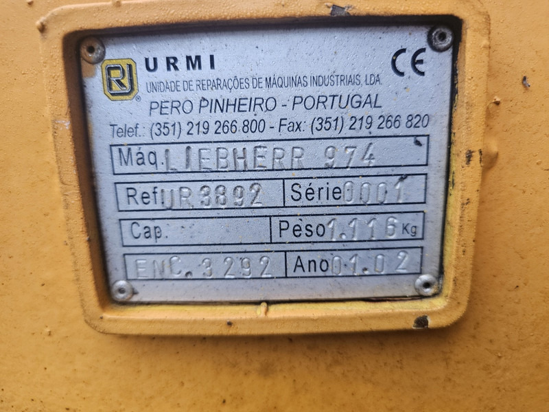 Lehnhof ms40 liebherr r974 adaptor plate lehnhof sw40 ms40 - Quick coupler for Construction machinery: picture 5 Lehnhof ms40 liebherr r974 adaptor plate lehnhof sw40 ms40 - Quick coupler for Construction machinery: picture 5