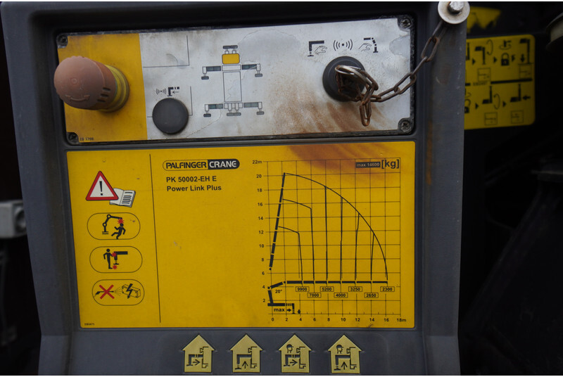 Crane truck DAF XF 460 6X2 OPEN BOX WITH PALFINGER PK 50002 CRANE: picture 7