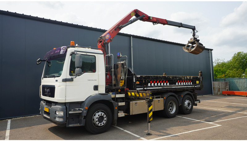 MAN TGM 26.290 TIPPER WITH HMF 1643 Z2 CRANE - Crane truck: picture 2 MAN TGM 26.290 TIPPER WITH HMF 1643 Z2 CRANE - Crane truck: picture 2