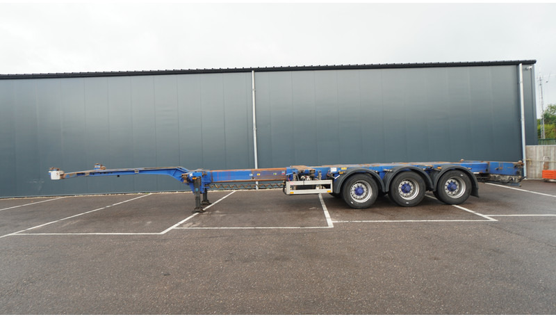 Pacton 3 AXLE MULTI CONTAINER TRANSPORT TRAILER EXTENDABLE 45 FT - Container transporter/ Swap body semi-trailer: picture 1 Pacton 3 AXLE MULTI CONTAINER TRANSPORT TRAILER EXTENDABLE 45 FT - Container transporter/ Swap body semi-trailer: picture 1