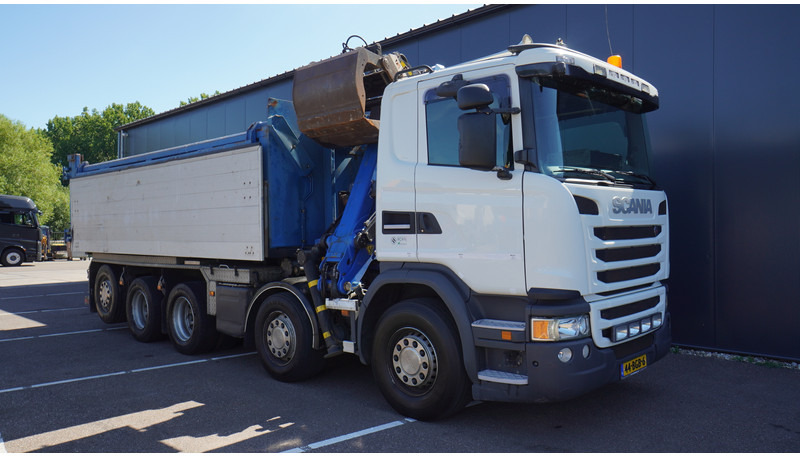 Crane truck Scania G 490 10X4 CABLE SYSTEM TRUCK WITH PALFINGER Q180Z95TR CRANE: picture 12 Crane truck Scania G 490 10X4 CABLE SYSTEM TRUCK WITH PALFINGER Q180Z95TR CRANE: picture 12