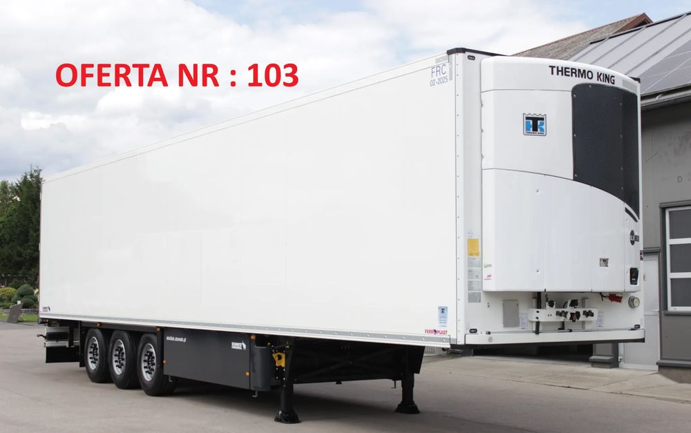Schmitz Cargobull FP 60 V7 Thermo King SLXi 300 / JAK NOWA / ŚCIANA 7 CM / - Refrigerator semi-trailer: picture 1 Schmitz Cargobull FP 60 V7 Thermo King SLXi 300 / JAK NOWA / ŚCIANA 7 CM / - Refrigerator semi-trailer: picture 1
