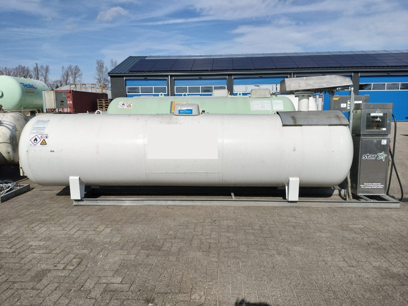 Used skid installation 6400 L (6.4 m3) different setups multiple pieces available for sale Gas, lpg, gpl, gaz, propane, butane propane refilling station is used to refill cylinders, suitable for limited land and space. - Storage tank: picture 1 Used skid installation 6400 L (6.4 m3) different setups multiple pieces available for sale Gas, lpg, gpl, gaz, propane, butane propane refilling station is used to refill cylinders, suitable for limited land and space. - Storage tank: picture 1