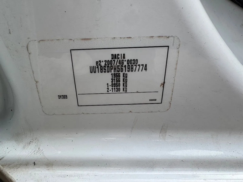 Small van Dacia Dokker **EURO 6B-1461CC**: picture 15 Small van Dacia Dokker **EURO 6B-1461CC**: picture 15