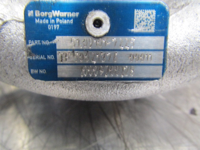 MAN TGM 340 DO836 TURBO BORGWARNER P/NO 51.09101.7225 - Turbo for Truck: picture 3 MAN TGM 340 DO836 TURBO BORGWARNER P/NO 51.09101.7225 - Turbo for Truck: picture 3