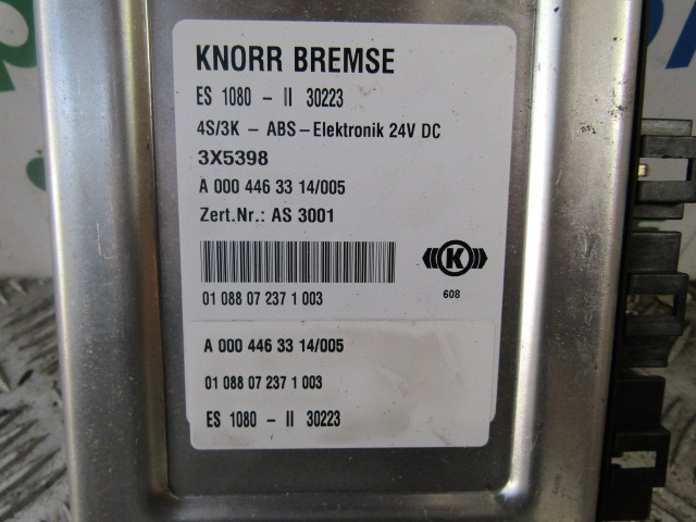 MERCEDES ATEGO ABS/ESR ECU P/NO A000 446 3314 - ECU for Truck: picture 2 MERCEDES ATEGO ABS/ESR ECU P/NO A000 446 3314 - ECU for Truck: picture 2