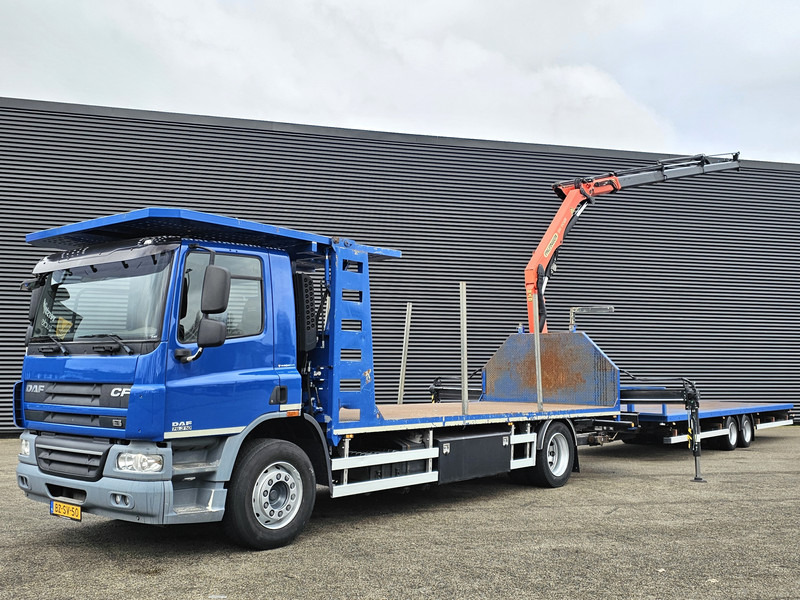 DAF CF 75.310 / TRAILER + PALFINGER CRANE/KRAN - Dropside/ Flatbed truck, Crane truck: picture 1 DAF CF 75.310 / TRAILER + PALFINGER CRANE/KRAN - Dropside/ Flatbed truck, Crane truck: picture 1