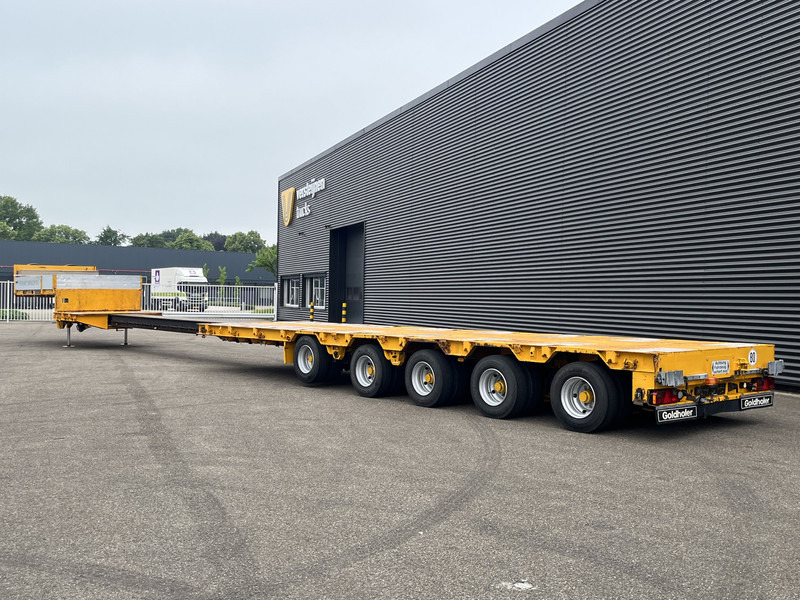 Goldhofer STZ-L 5-50/80 A / EXTENDABLE / 5 X STEERING AXLE - Low loader semi-trailer: picture 2 Goldhofer STZ-L 5-50/80 A / EXTENDABLE / 5 X STEERING AXLE - Low loader semi-trailer: picture 2