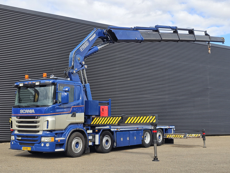 Scania R440 8x2*6 / FASSI 90 t/m CRANE / KRAN - Dropside/ Flatbed truck, Crane truck: picture 1 Scania R440 8x2*6 / FASSI 90 t/m CRANE / KRAN - Dropside/ Flatbed truck, Crane truck: picture 1