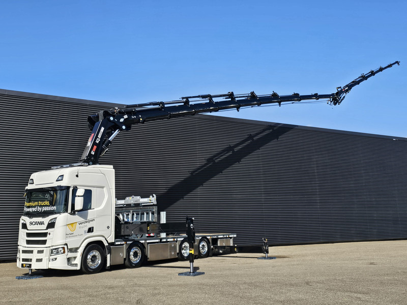 Scania R590 V8 / 8X2 / HIAB 1188 + JIB + WINCH - Dropside/ Flatbed truck, Crane truck: picture 1 Scania R590 V8 / 8X2 / HIAB 1188 + JIB + WINCH - Dropside/ Flatbed truck, Crane truck: picture 1