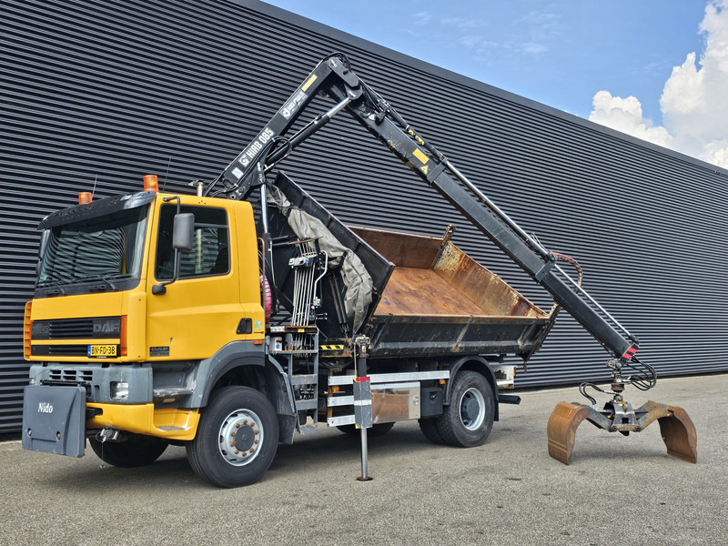 DAF CF 75.250 4X4 / HIAB CRANE + TIPPER / MANUAL / SPRING - Truck, Crane truck: picture 2 DAF CF 75.250 4X4 / HIAB CRANE + TIPPER / MANUAL / SPRING - Truck, Crane truck: picture 2