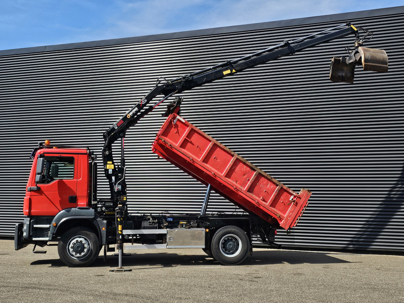 MAN TGM 18.250 / 4X4 / EEV / HIAB CRANE + TIPPER / SPRING - Truck, Crane truck: picture 2 MAN TGM 18.250 / 4X4 / EEV / HIAB CRANE + TIPPER / SPRING - Truck, Crane truck: picture 2
