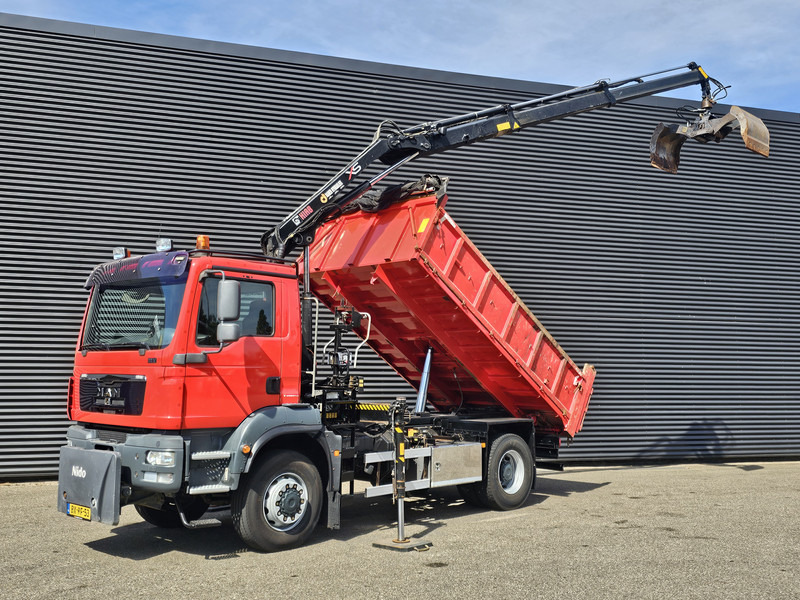 MAN TGM 18.250 / 4X4 / EEV / HIAB CRANE + TIPPER / SPRING - Truck, Crane truck: picture 1 MAN TGM 18.250 / 4X4 / EEV / HIAB CRANE + TIPPER / SPRING - Truck, Crane truck: picture 1