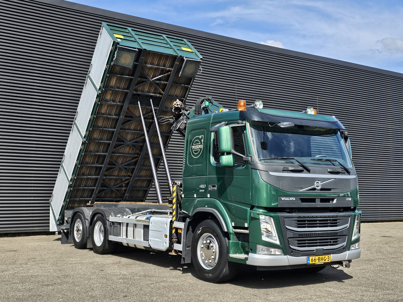 Tipper, Crane truck Volvo FM 410 6x2-4 / PALFINGER CRANE + TIPPER: picture 16