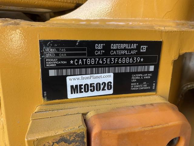 CAT 745 - Articulated dumper: picture 5 CAT 745 - Articulated dumper: picture 5