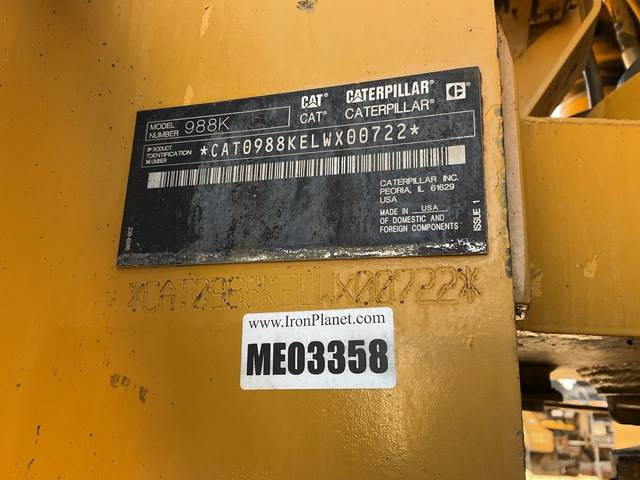CAT 988K - Wheel loader: picture 5 CAT 988K - Wheel loader: picture 5