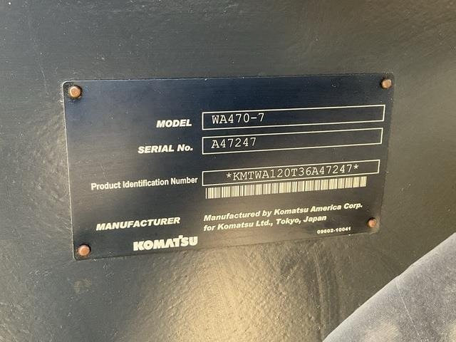 Komatsu WA470-7 - Wheel loader: picture 5 Komatsu WA470-7 - Wheel loader: picture 5