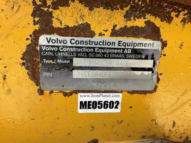 Volvo A40F - Articulated dumper: picture 5 Volvo A40F - Articulated dumper: picture 5