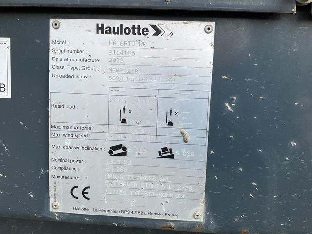 Haulotte HA16RT - Articulated boom: picture 5 Haulotte HA16RT - Articulated boom: picture 5