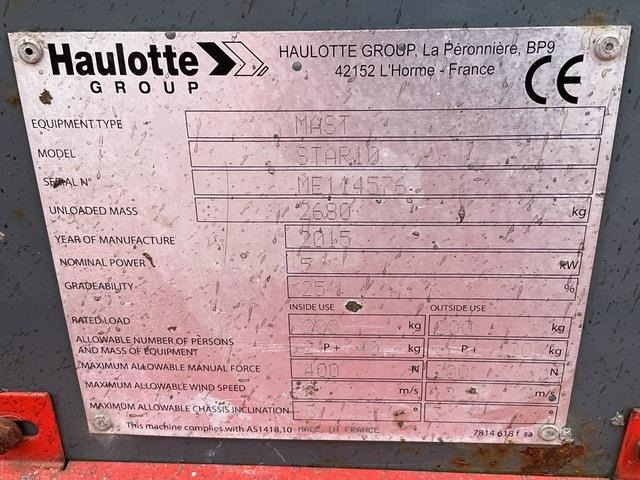 Haulotte Star 10 - Vertical mast lift: picture 5 Haulotte Star 10 - Vertical mast lift: picture 5