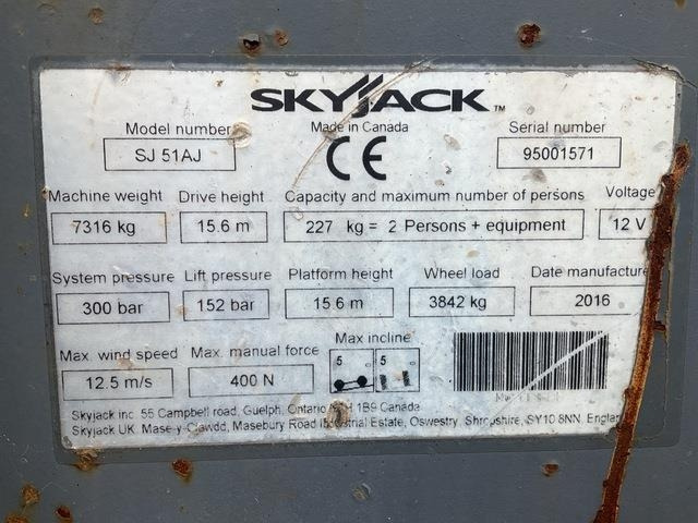 SkyJack SJ51AJ - Articulated boom: picture 5 SkyJack SJ51AJ - Articulated boom: picture 5