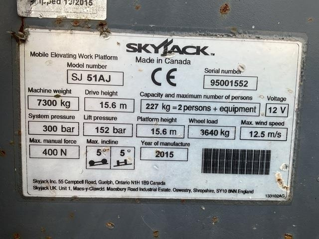 SkyJack SJ51AJ - Articulated boom: picture 5 SkyJack SJ51AJ - Articulated boom: picture 5