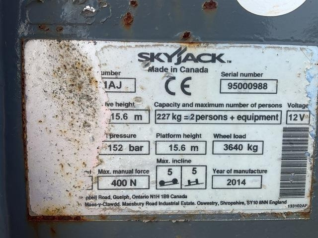 SkyJack SJ51AJ - Articulated boom: picture 5 SkyJack SJ51AJ - Articulated boom: picture 5