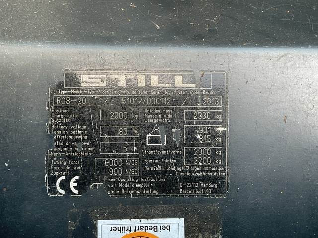 Still R 08-20 - Tow tractor: picture 5 Still R 08-20 - Tow tractor: picture 5