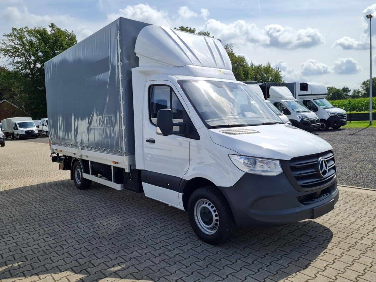 Mercedes-Benz Sprinter 315 Cdi Pritsche Schiebe Plane LBW KLIM - Curtain side van: picture 4 Mercedes-Benz Sprinter 315 Cdi Pritsche Schiebe Plane LBW KLIM - Curtain side van: picture 4
