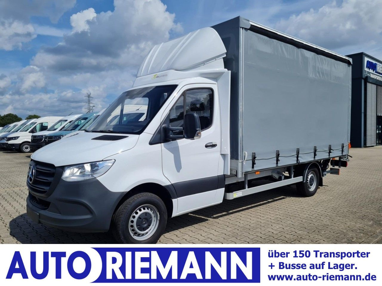 Mercedes-Benz Sprinter 315 Cdi Pritsche Schiebe Plane LBW KLIM - Curtain side van: picture 1 Mercedes-Benz Sprinter 315 Cdi Pritsche Schiebe Plane LBW KLIM - Curtain side van: picture 1