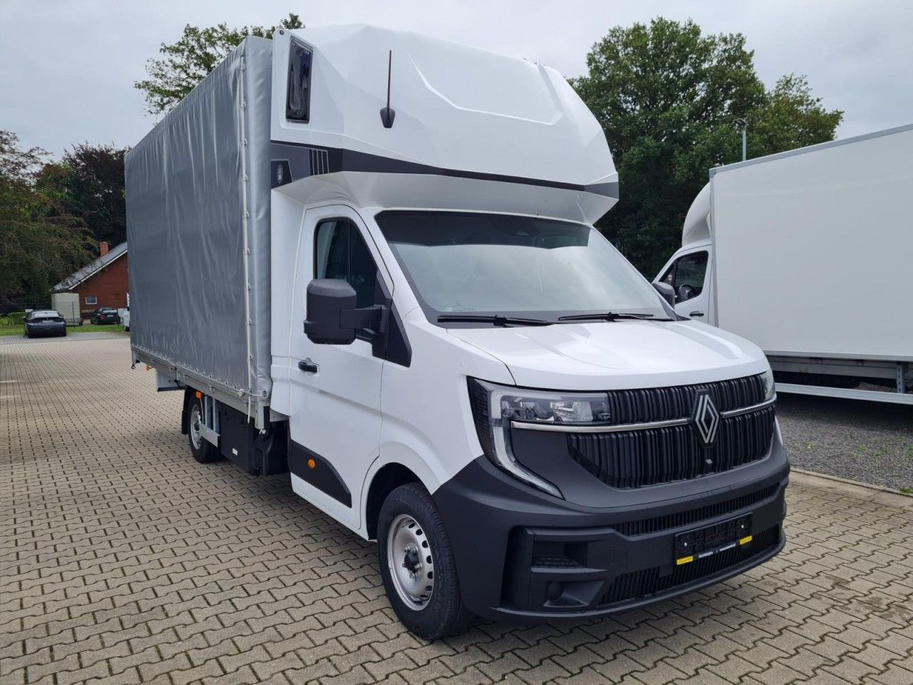 Renault Master 35 Pritsche Schiebe Plane Schlafkab Luftf - Curtain side van: picture 2 Renault Master 35 Pritsche Schiebe Plane Schlafkab Luftf - Curtain side van: picture 2