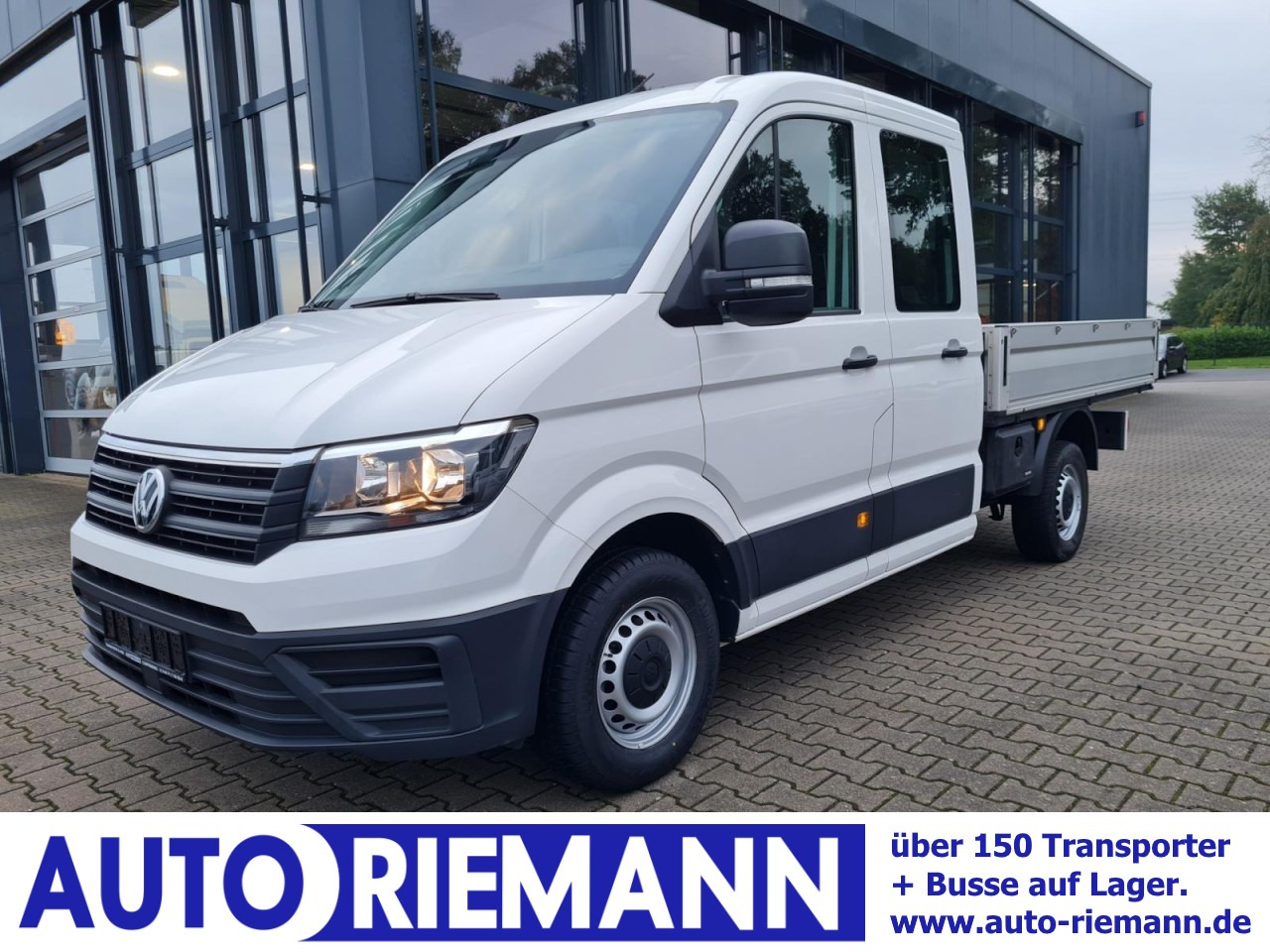 Volkswagen Crafter 35 Doka MR Pritsche AHK Klima 7 Sitzer - Flatbed van, Combi van: picture 1 Volkswagen Crafter 35 Doka MR Pritsche AHK Klima 7 Sitzer - Flatbed van, Combi van: picture 1