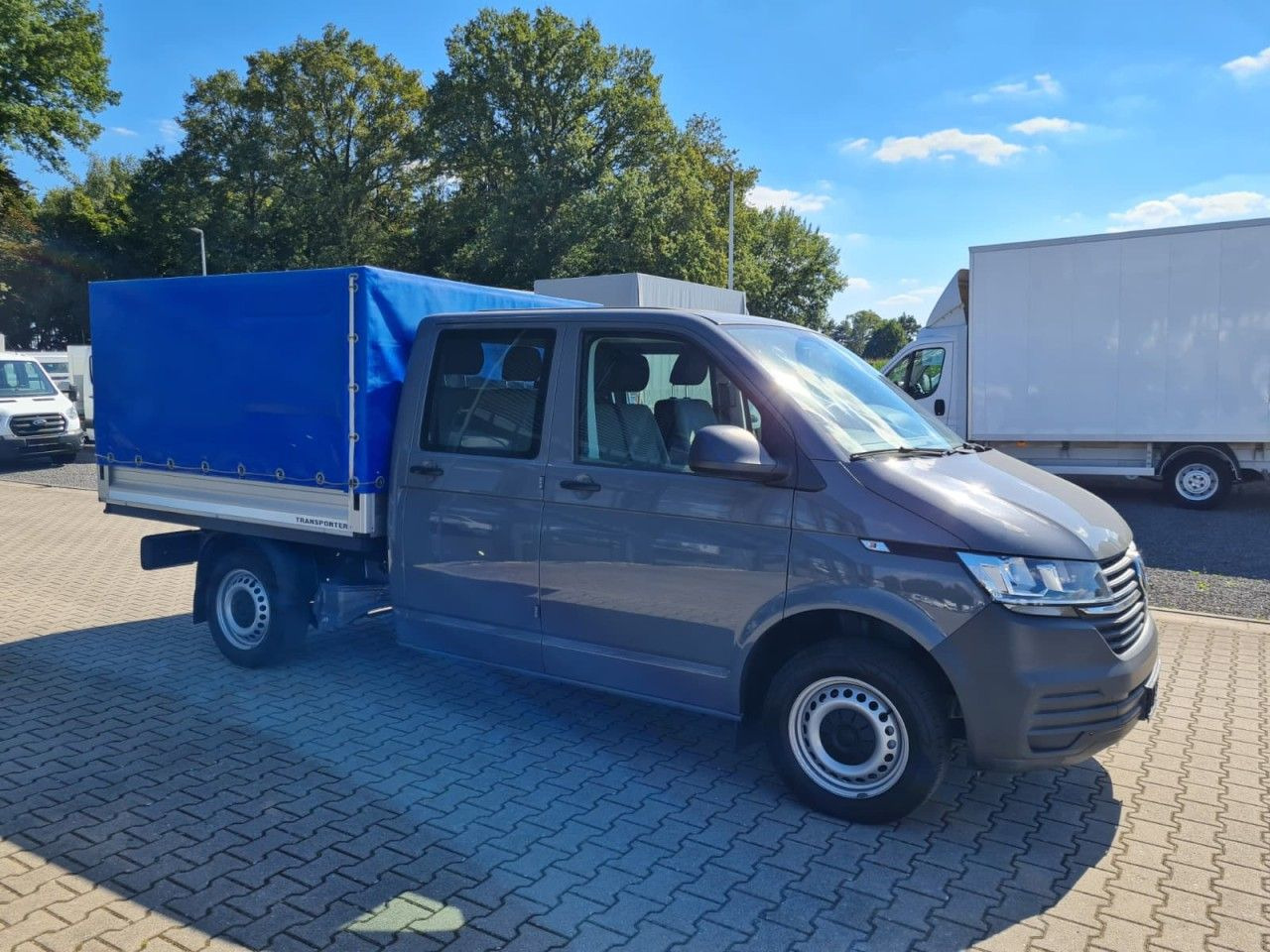 Volkswagen T6.1 Doka Pritsche Plane 6-Sitze AHK KLIMA - Curtain side van, Combi van: picture 3 Volkswagen T6.1 Doka Pritsche Plane 6-Sitze AHK KLIMA - Curtain side van, Combi van: picture 3