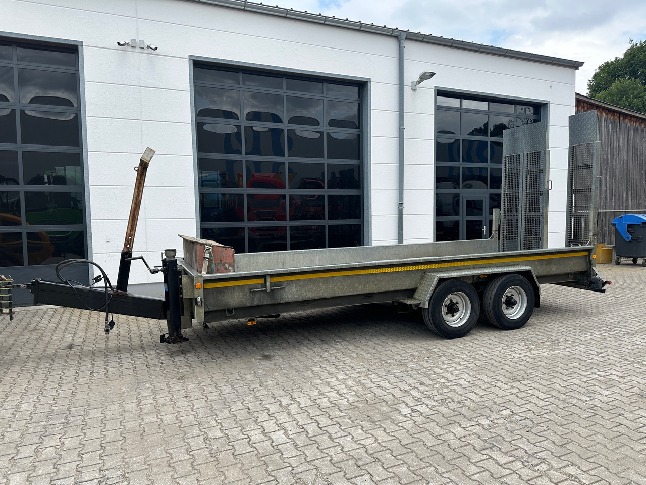 Demmler Tandem-Tiefladeranhänger Fräsenanhänger - Low loader trailer: picture 3 Demmler Tandem-Tiefladeranhänger Fräsenanhänger - Low loader trailer: picture 3