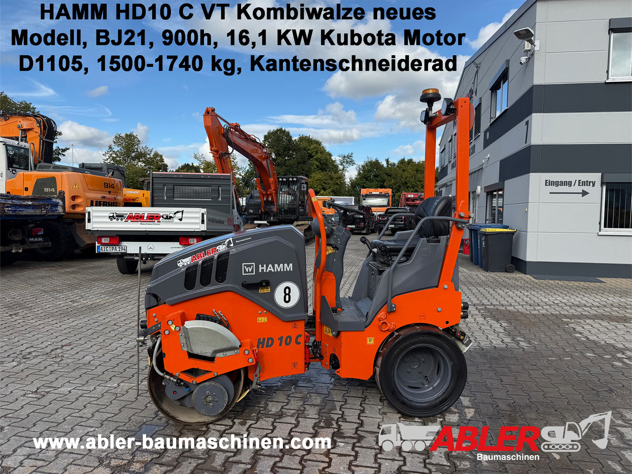 Hamm HD10 C VT Kombiwalze neues Modell 900h! - Combination roller: picture 1 Hamm HD10 C VT Kombiwalze neues Modell 900h! - Combination roller: picture 1
