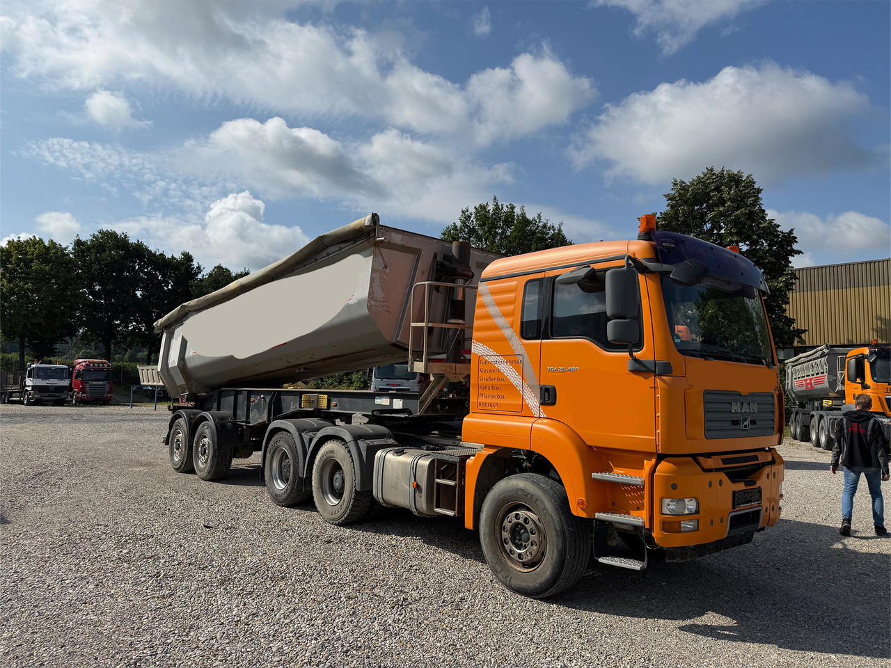 MAN TGA 26.480 6x4 SZM mit Kippauflieger - Tipper: picture 4 MAN TGA 26.480 6x4 SZM mit Kippauflieger - Tipper: picture 4