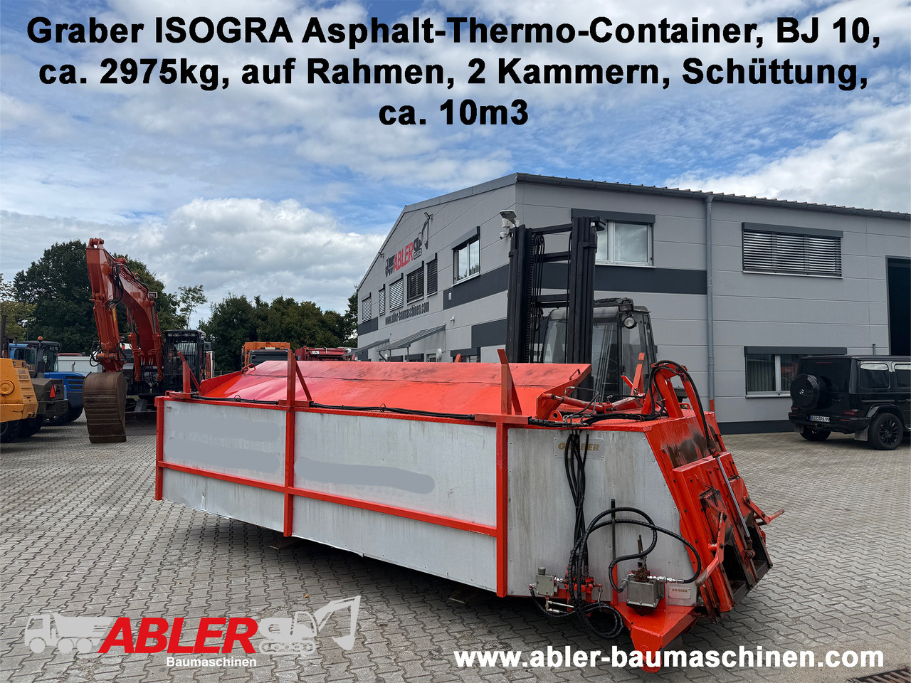 Graber ISOGRA Asphalt Thermo Container - Swap body/ Container, Asphalt machine: picture 1 Graber ISOGRA Asphalt Thermo Container - Swap body/ Container, Asphalt machine: picture 1
