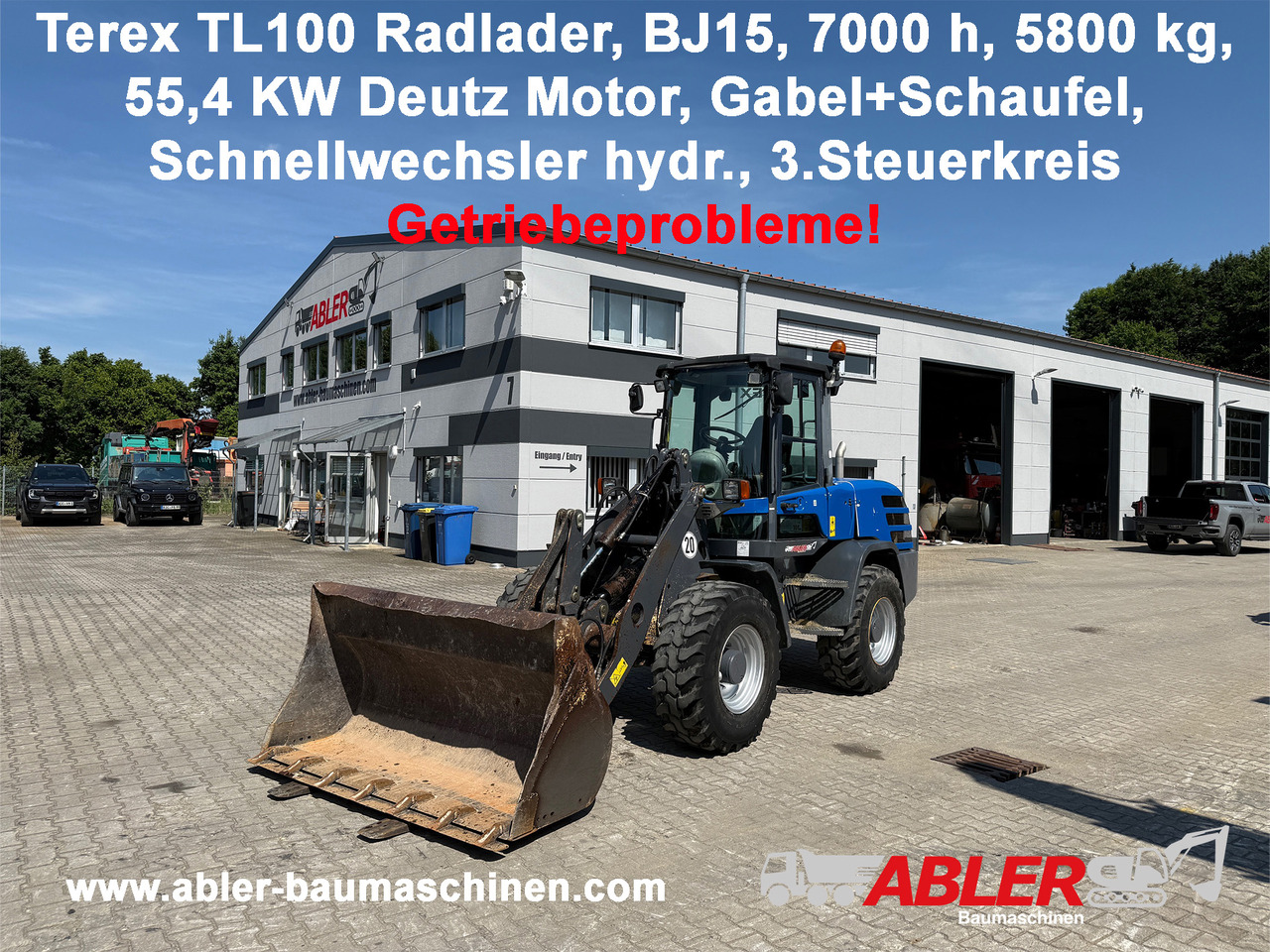 Terex TL100 Radlader Gabel+Schaufel SW - Wheel loader: picture 1 Terex TL100 Radlader Gabel+Schaufel SW - Wheel loader: picture 1