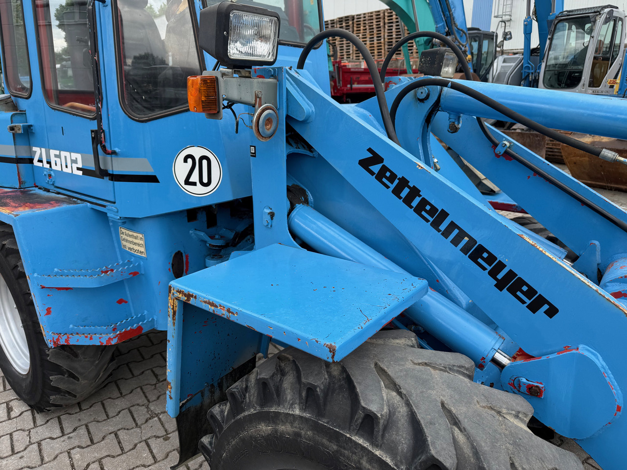 Wheel loader Zettelmeyer ZL502C Radlader Gabel+Klappschaufel+SW: picture 8 Wheel loader Zettelmeyer ZL502C Radlader Gabel+Klappschaufel+SW: picture 8