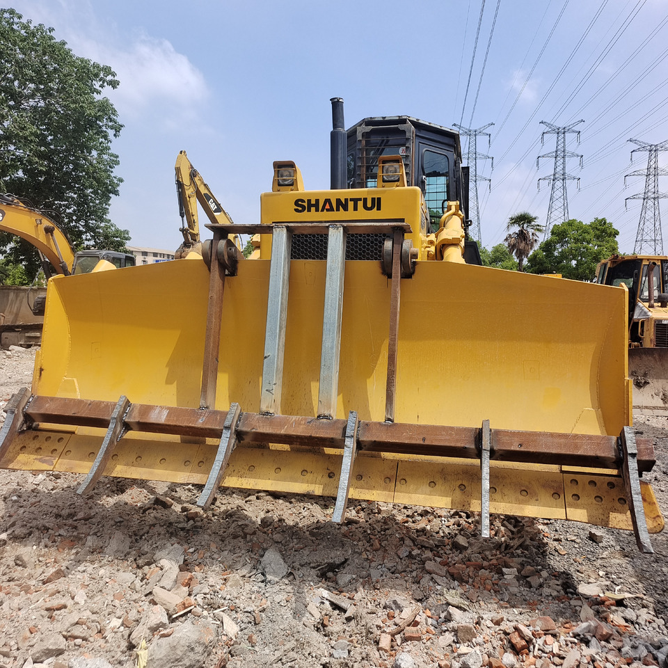SHANTUI SD22 with Brush Cutter Attachment for Clearing Brush - Bulldozer: picture 1 SHANTUI SD22 with Brush Cutter Attachment for Clearing Brush - Bulldozer: picture 1