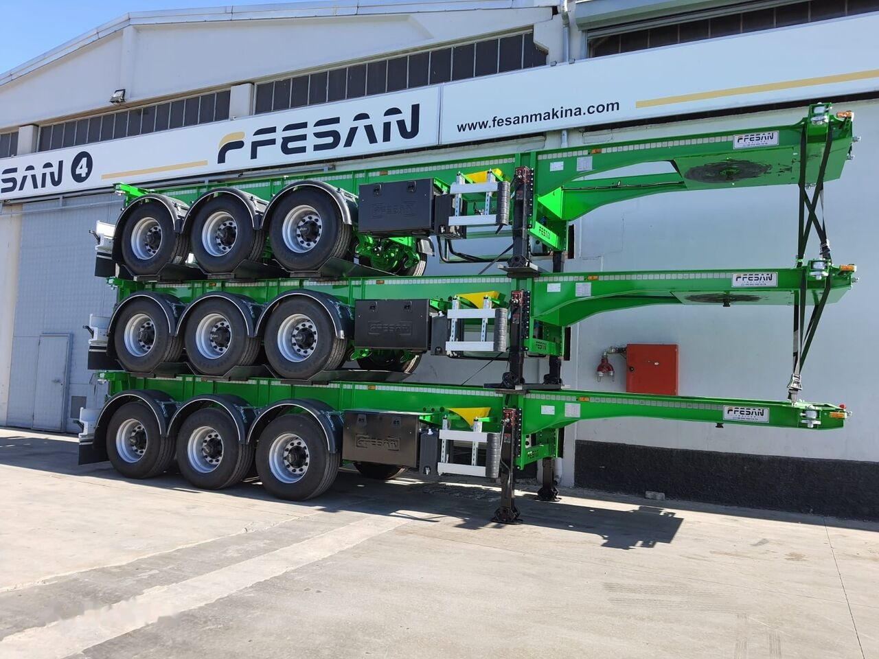 Container transporter/ Swap body semi-trailer for transportation of containers Fesan CONTAINER CARRIER CHASSIS 20 FEET, 30 FEET, 40 FEET, 40 FEET HC: picture 6