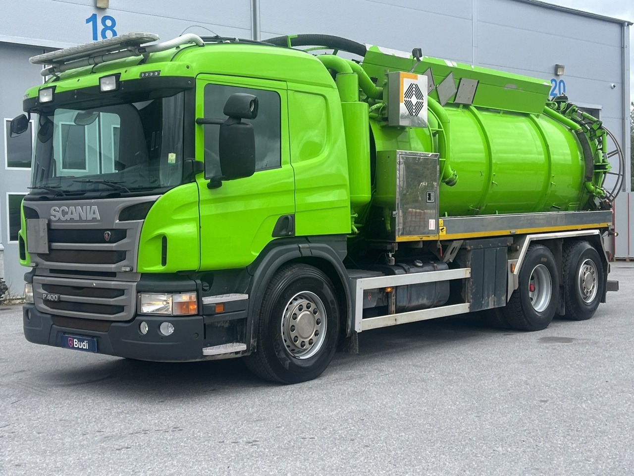 Slamsugsbil Scania P400 6X2-4 -2012 | Korp & Son | ADR - Vacuum truck: picture 1 Slamsugsbil Scania P400 6X2-4 -2012 | Korp & Son | ADR - Vacuum truck: picture 1