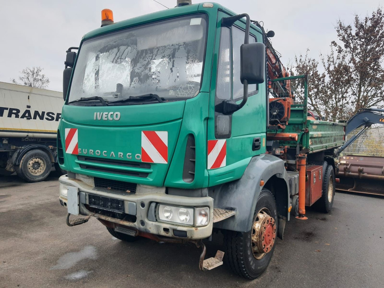 Iveco ML140E18 Dreiseitenkipper 4x4 mit Kran+Greifere - Tipper: picture 1 Iveco ML140E18 Dreiseitenkipper 4x4 mit Kran+Greifere - Tipper: picture 1