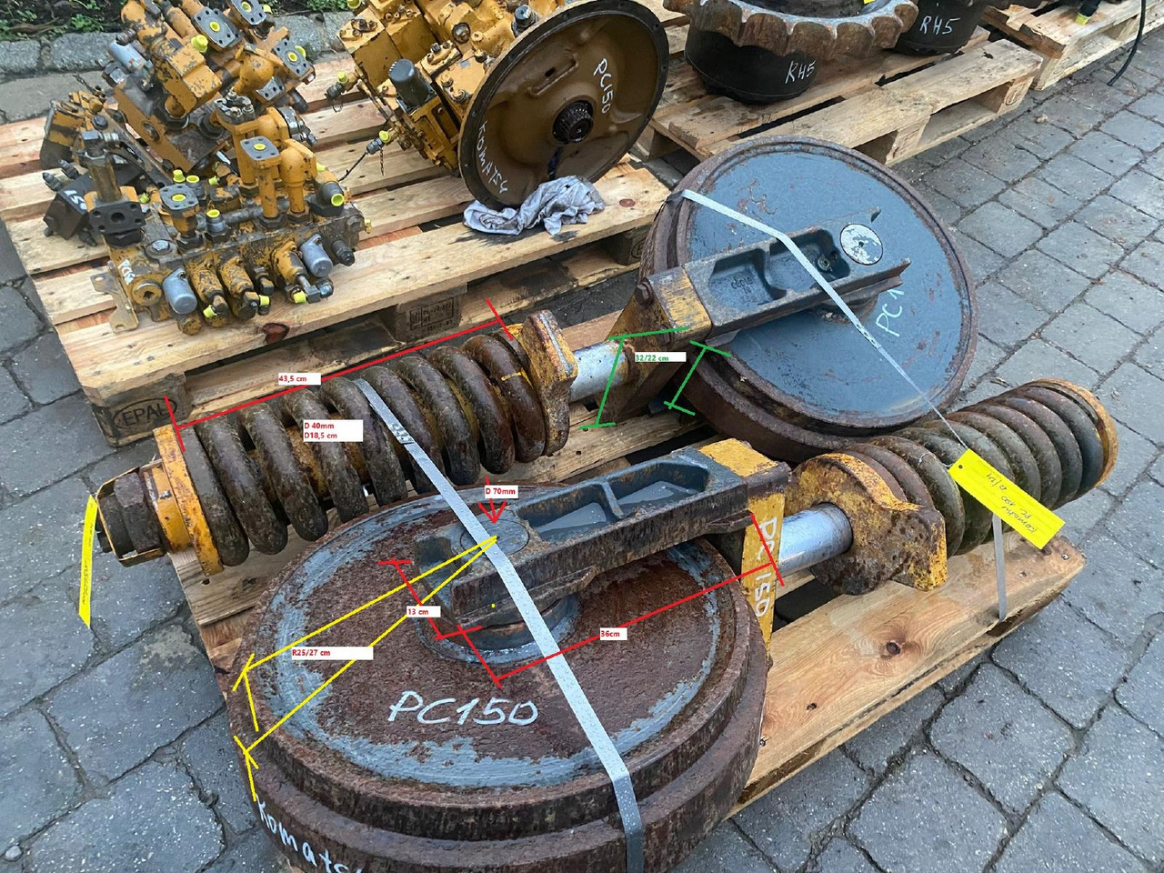 Komatsu PC 150 - Spare parts for Crawler excavator: picture 2 Komatsu PC 150 - Spare parts for Crawler excavator: picture 2