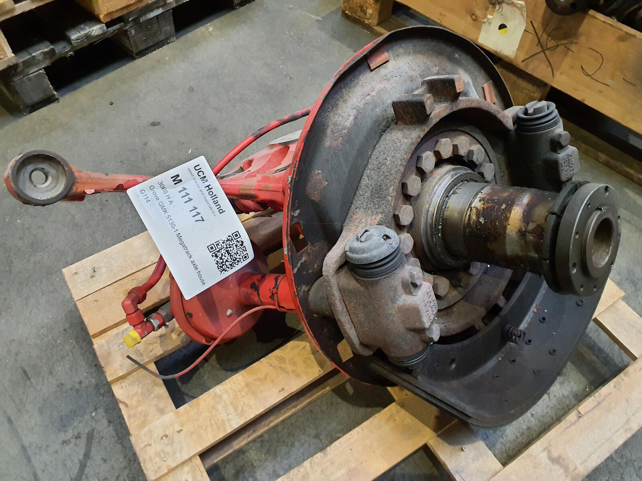 Grove GMK 5130-1 Megatrack axle house - Axle and parts for Mobile crane: picture 3 Grove GMK 5130-1 Megatrack axle house - Axle and parts for Mobile crane: picture 3